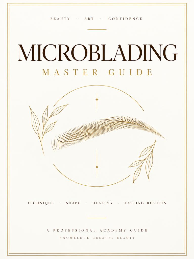 Portada del ebook Microblading Master Guide